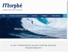 Tablet Screenshot of morphe.eu